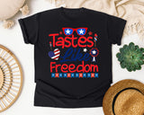 Tastes Like Freedom graphic tee in Black