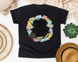 Smiles First Lessons Next graphic tee in Black