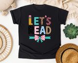Lets Read graphic tee in Black