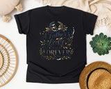A Father's Love Is Forever Grey graphic tee in Black