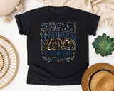A Father's Love Is Forever Grey 2 graphic tee in Black