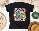 Bruh We Back Alligator graphic tee in Black