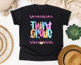 Watch Out Third Grade Here I Come graphic tee in Black