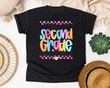 Watch Out Second Grade Here I Come graphic tee in Black