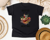 Master Of The Meat Dad Brown 3 graphic tee in Black
