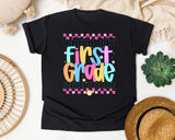 Watch Out First Grade Here I Come graphic tee in Black