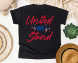 United We Stand graphic tee in Black