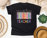 Teacher Grey 3 graphic tee in Black