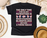 Blind Patriotism graphic tee in Black