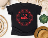 I Love My Dad Pink graphic tee in Black