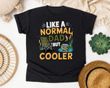 Like A Normal Dad But Cooler graphic tee in Black