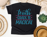 Tenth Grade Is Magical graphic tee in Black