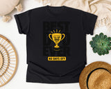 Best Dad Ever No Days Off White 2 graphic tee in Black