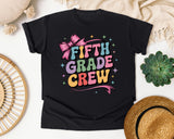 Fifth Grade Crew graphic tee in Black