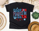 Fourth Of July graphic tee in Black