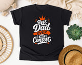 Best Dad Ever No Contest White graphic tee in Black