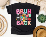 Bruh We Back Pencil graphic tee in Black