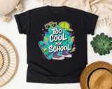 Too Cool For School Sneakers graphic tee in Black