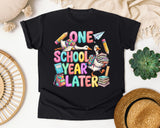 One School Year Later Goose graphic tee in Black
