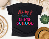 Happy Last Day Of Preschool graphic tee in Black