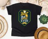 Best Dad Ever Black 2 graphic tee in Black