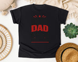 Best Dad Ever Not Perfect But Pretty Close Black graphic tee in Black