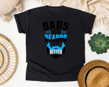 Dads With Beards Are Better White 4 graphic tee in Black