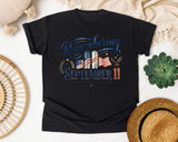 Remembering September 11 graphic tee in Black