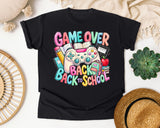 Game Over Back To School Pastel graphic tee in Black