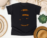 Best Dad Fueling Chaos And Bad Jokes Black graphic tee in Black