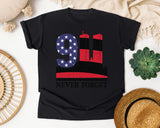 Never Forget Black 3 graphic tee in Black