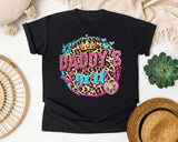 Daddy's Girl graphic tee in Black