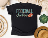 Football Junkies graphic tee in Black