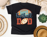 Football Dad Heart graphic tee in Black