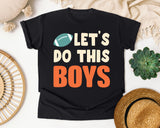 Lets Do This Boys Bold graphic tee in Black