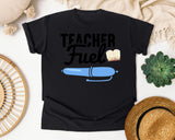 Teacher Fuel Pen graphic tee in Black