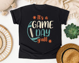 Its A Game Day Yall graphic tee in Black