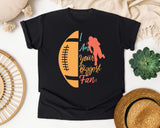 I Am Your Biggest Fan Football graphic tee in Black
