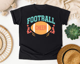 Football Cheer Pom Poms graphic tee in Black