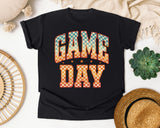 Game Day Checkered graphic tee in Black