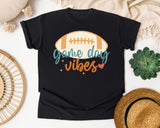 Game Day Vibes Script graphic tee in Black