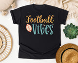 Football Vibes Groovy graphic tee in Black