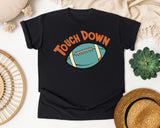 Touch Down Football Arch graphic tee in Black