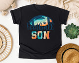 Football Son graphic tee in Black