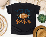 Tis The Season Football graphic tee in Black