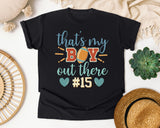 Thats My Boy Out There 15 graphic tee in Black