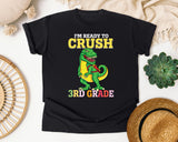 Im Ready To Crush 3rd Grade Dino graphic tee in Black