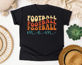 Football Football Football Mom graphic tee in Black