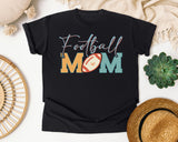 Football Mom Pastel graphic tee in Black