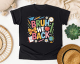 Bruh We Back Bow graphic tee in Black